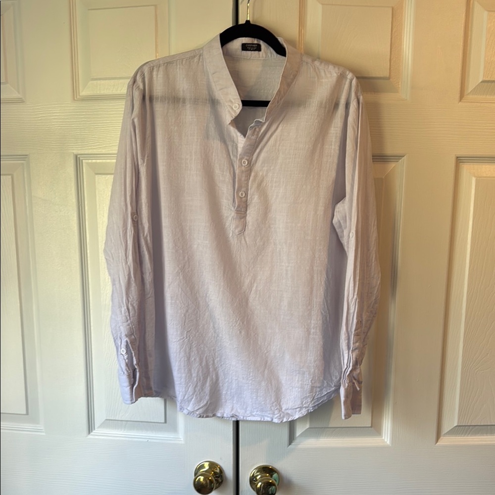 Men's White Casual Shirt